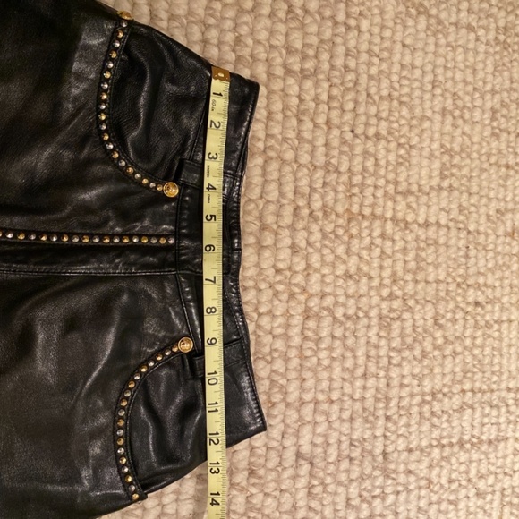 *EPIC* Authentic ‘Gianni Versace’ Vintage HR Leather pants - Picture 6 of 6